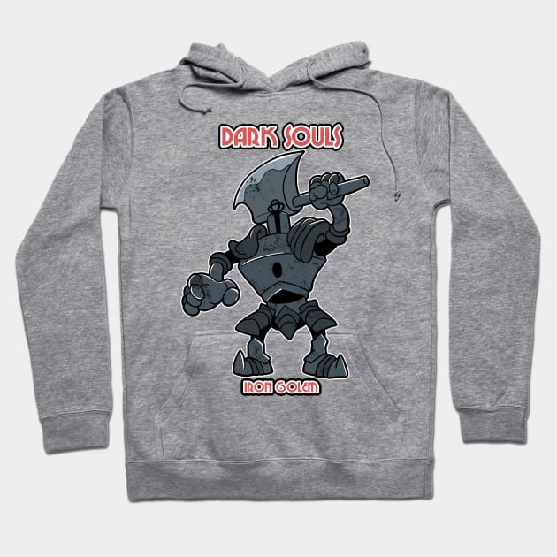 IRON GOLEM IN CUPHEAD STYLE Hoodie by Mustakro